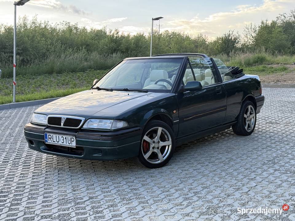 Rover 216 Cabrio 16 Benzyna LPG 1995 Klasyk elektryczne lusterka Rzeszów sprzedam