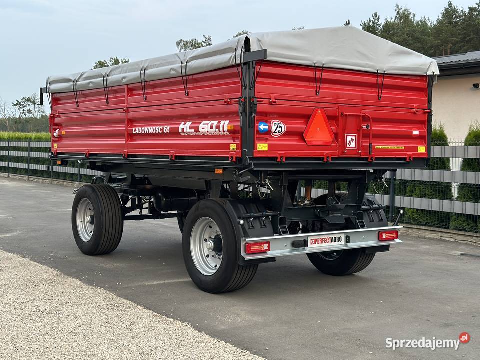 Przyczepa Rolnicza HL HW 3 Stronny Wywrot 6011 Koluszki