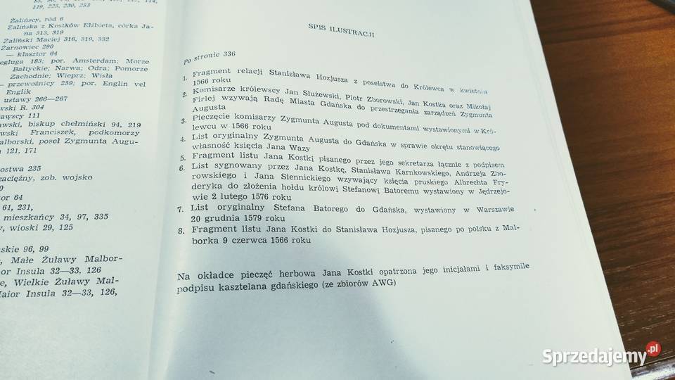 Jan Kostka kasztelan gdański prezes Komisji Gdańsk sprzedam