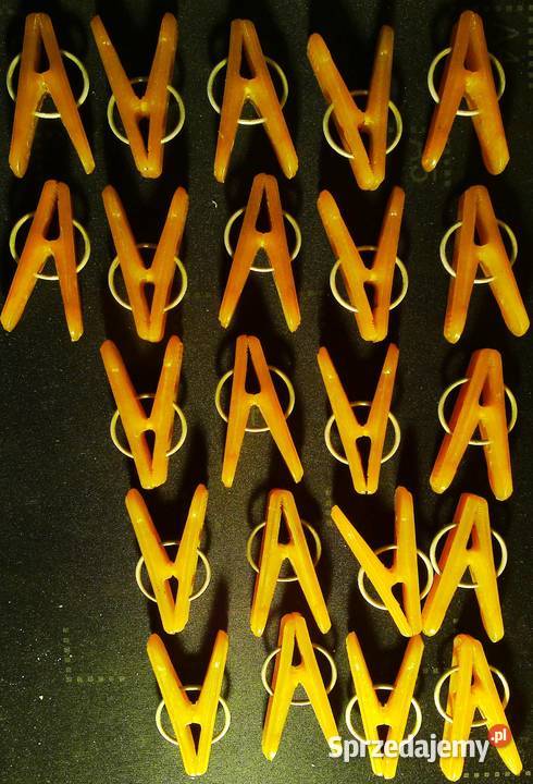 Klamerki do suszenia bielizny plastikowe małopolskie