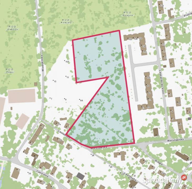 Wrocław Warszawska Laotańska 2 918 m2 asfalt