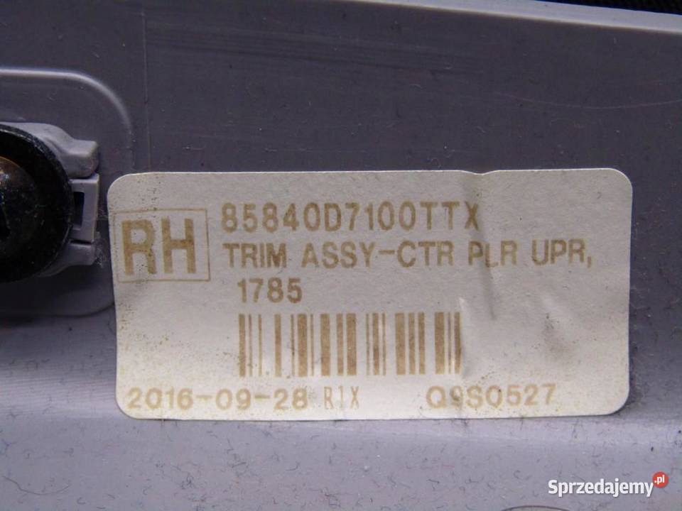 OSŁONA SŁUPKA ŚRODKOWEGO PRAWA POSZYCIUE SŁUPKA lubelskie sprzedam