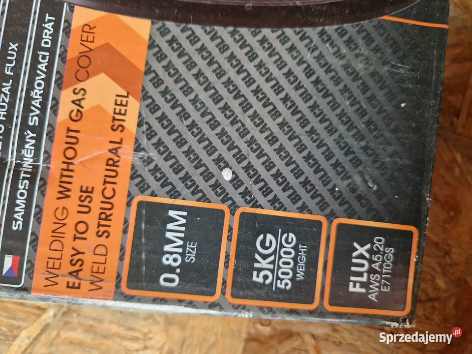 DRUT SPAWALNICZY SAMOOSŁONOWY 08MM 5000g 5 FLUX Głogowa sprzedam
