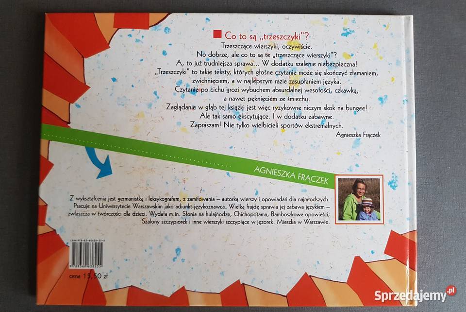 Trzeszczące wierszyki Agnieszka Frączek ISBN 9788360638255