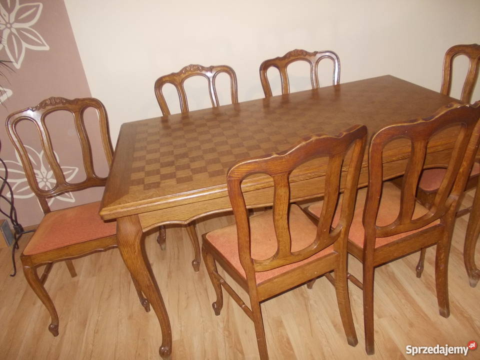 SPRZEDAM STÓŁ Z KRZESŁAMI LUDWIK XVI Rypin