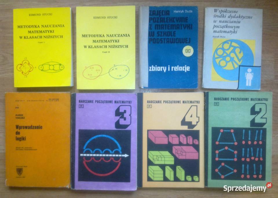 Książki 32 sztuki Matematyka nauczanie sprzedam