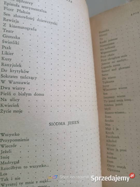 Tuwima wiersze wybrane pierwsze wydanie książki mazowieckie Warszawa sprzedam