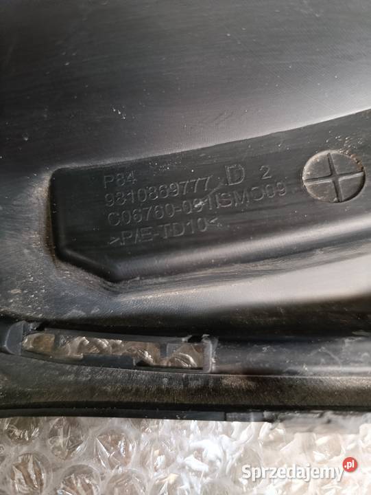 OKŁADKA ZDERZAKQ PEUGEOT 3008 II 2 16 9810869777 Zduńska Wola sprzedam