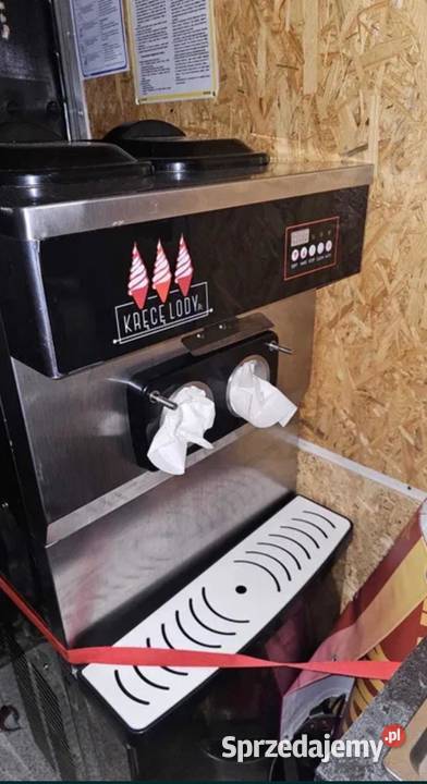 Maszyna automat do lodów kręconych sprawna i