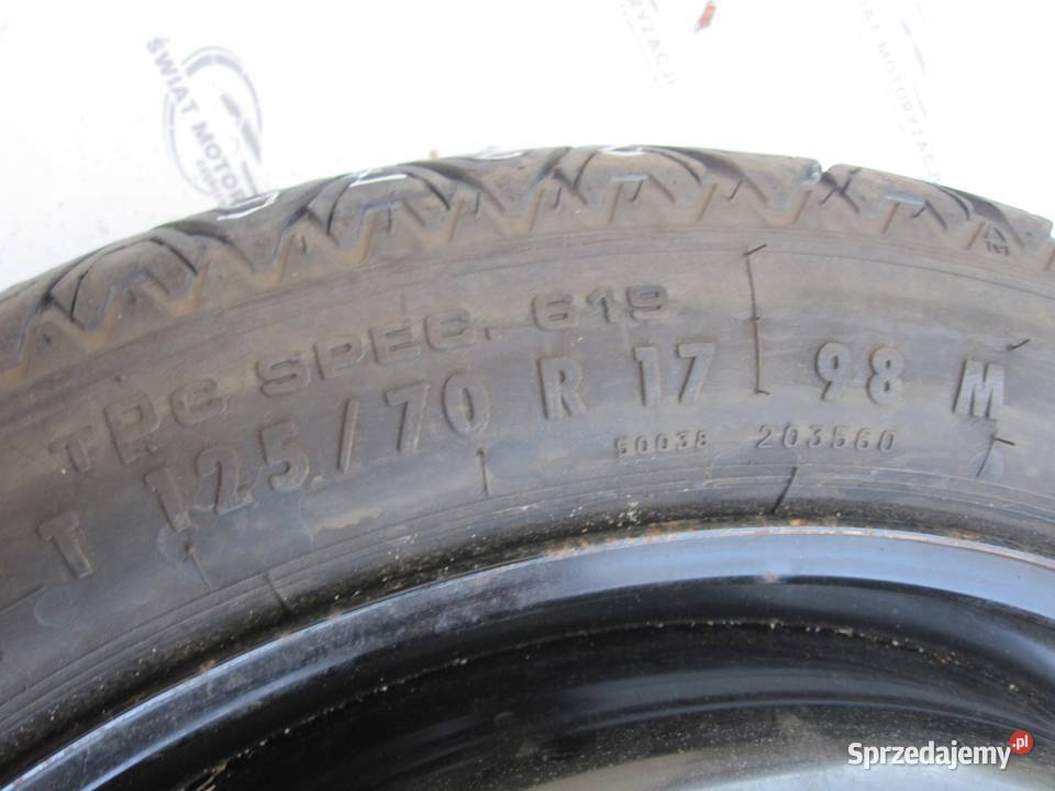 OPEL INSIGNIA koło dojazdowe 1257017 98M 5x120 Kielce