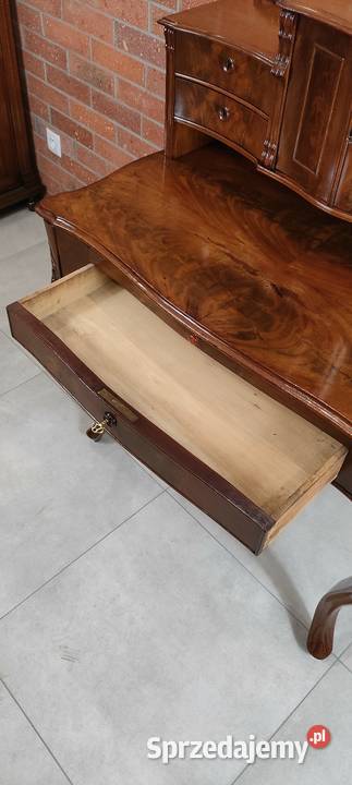 Piękne biurko sekretarzyk Ludwik Filip antyk Biurka lubuskie