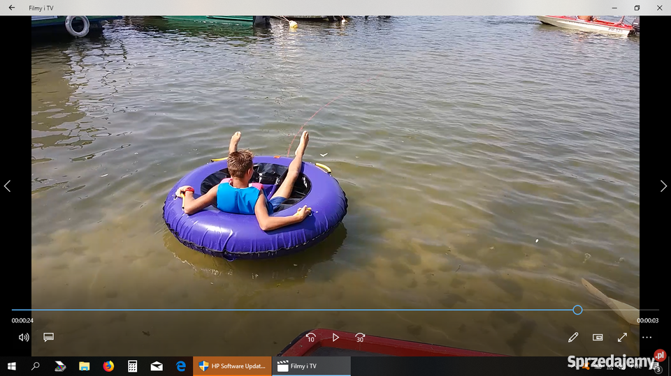 Ponton waterslider do ciągnięcia motorówką Wrocław