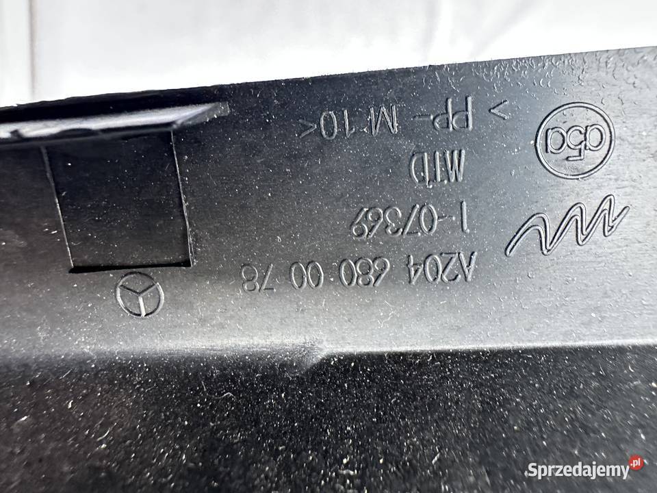 OSŁONA PRAWA KOKPITU MERCEDES C KLASA W204 COUPE lubuskie Sulęcin
