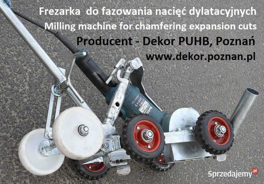 Dylatacje Frezarka nacięć dylatacji na 4 kółkach Pozostałe Poznań sprzedam
