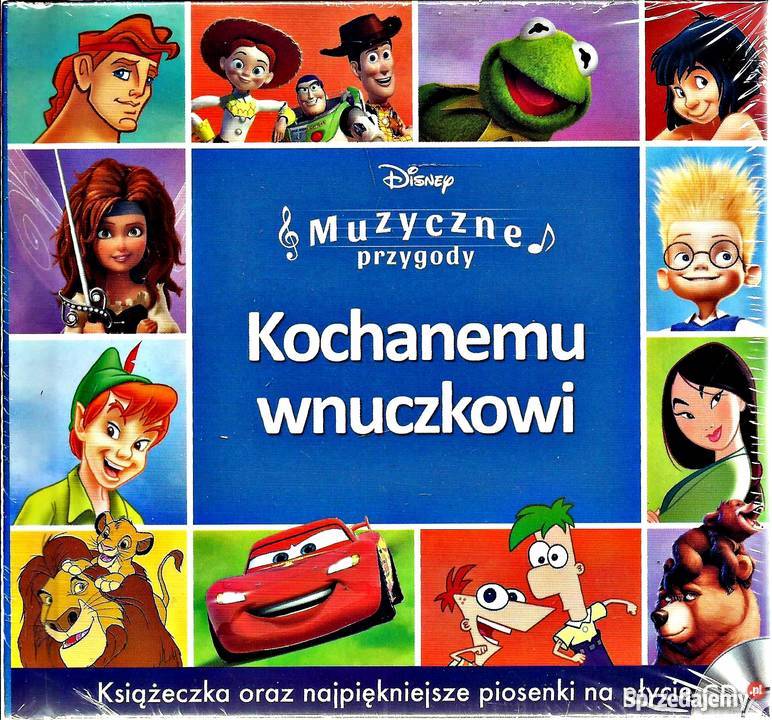 MUZYCZNE PRZYGODY KOCHANEMU WNUCZKOWI DISNEY CD Kalisz sprzedam