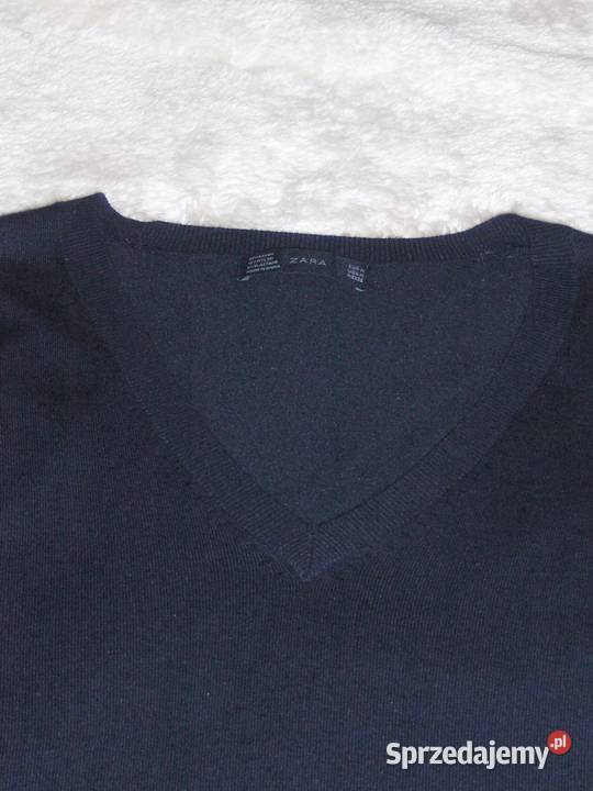 Granatowy sweter damski ZARA ML łódzkie Łódź