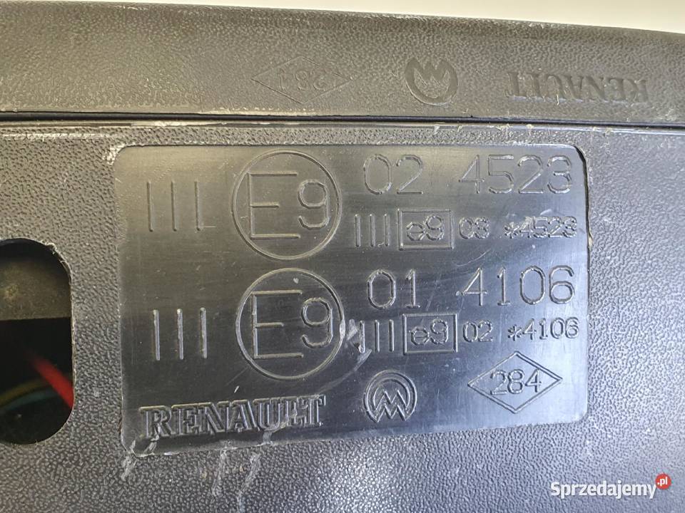 LUSTERKO PRAWE Renault Kangoo I 9808r PASAŻERA 5 Części samochodowe Rudka