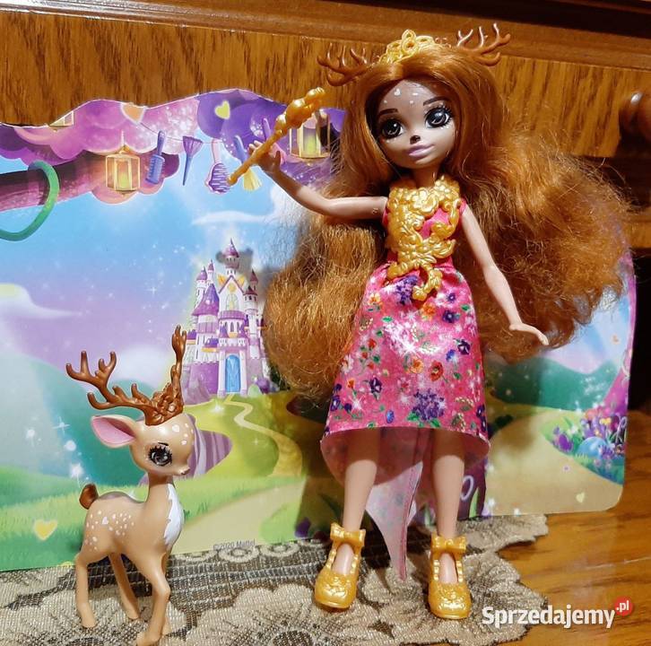 Lalka Enchantimals Queen Daviana z pupilem Zabrzeg