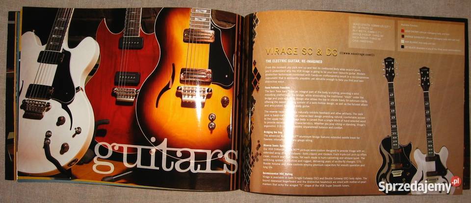 VOX Complete Catalogue Volume 12 amps guitar Kępice