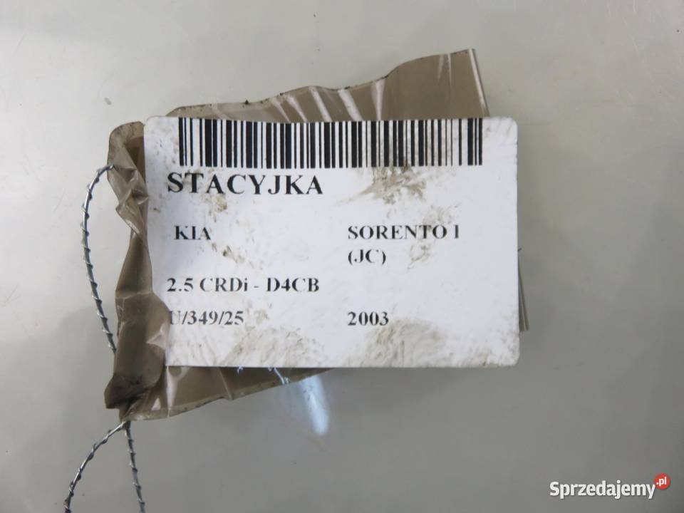 STACYJKA KIA SORENTO I JC osobowe