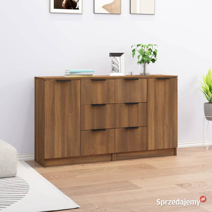 Komody 2 brązowy dąb 60x30x70 materiał Warszawa