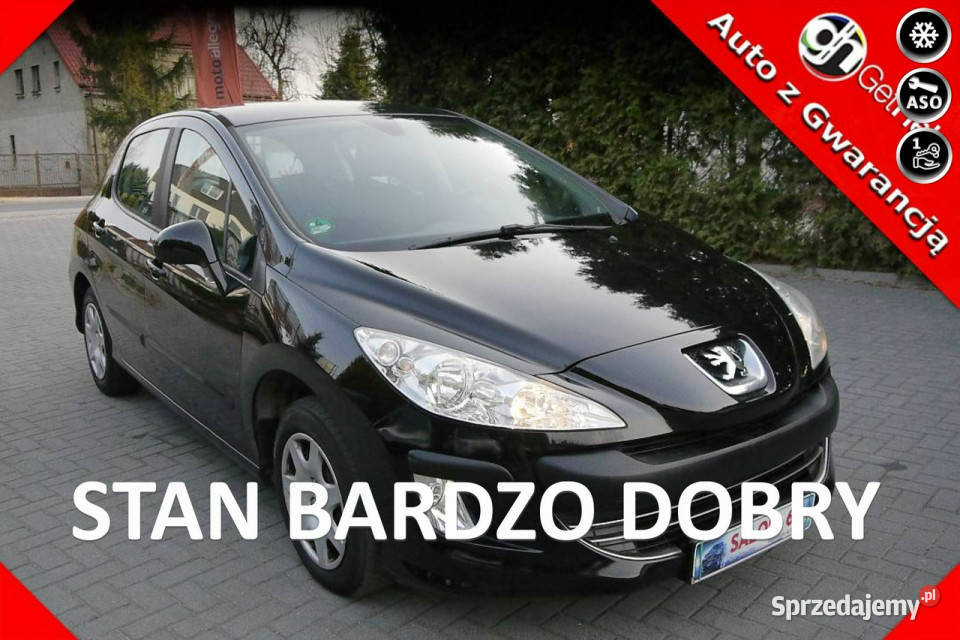 Peugeot 308 14b Stan b bez rdzy i korozji elektrochrom. lusterka boczne śląskie Częstochowa