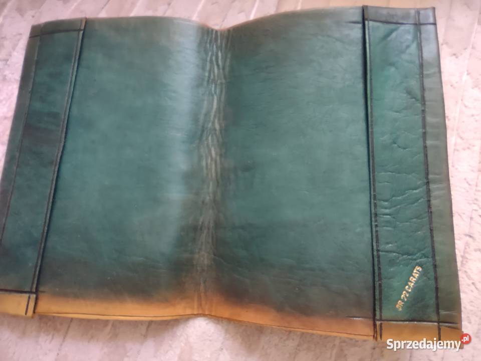 Arabska okładka na książkę wytłaczana skóra Gniezno