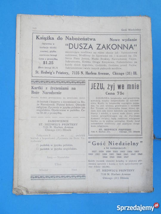 11 Gość Niedzielny Wydania 1948 Bezpłatna Antykwariat Skierbieszów