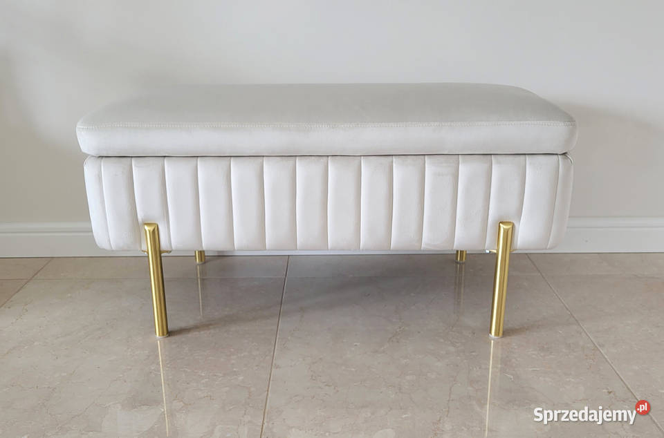 Ławka pufa tapicerowana ze schowkiem do wielkopolskie Poznań