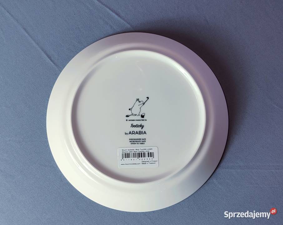 Muminki TALERZYK Moomin Arabia Finland TOOTICKY małopolskie Jasień sprzedam