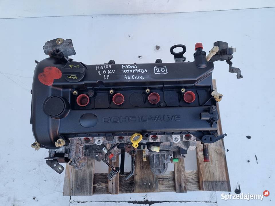 SILNIK KOMPLET Mazda5 Mazda 5 Premacy II 20 16V Rudka