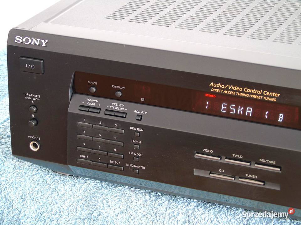 Wzmacniacz z radiem Sony STRDE135 RDS sprawny 2x Elektronika