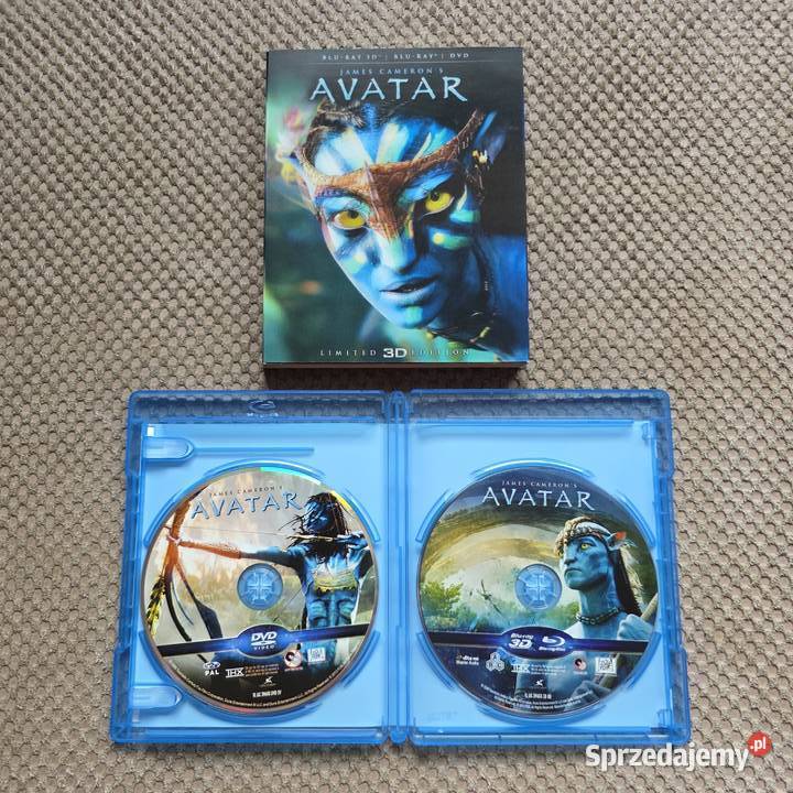 bluray 3D bluray DVD AVATAR limited edition Kraków