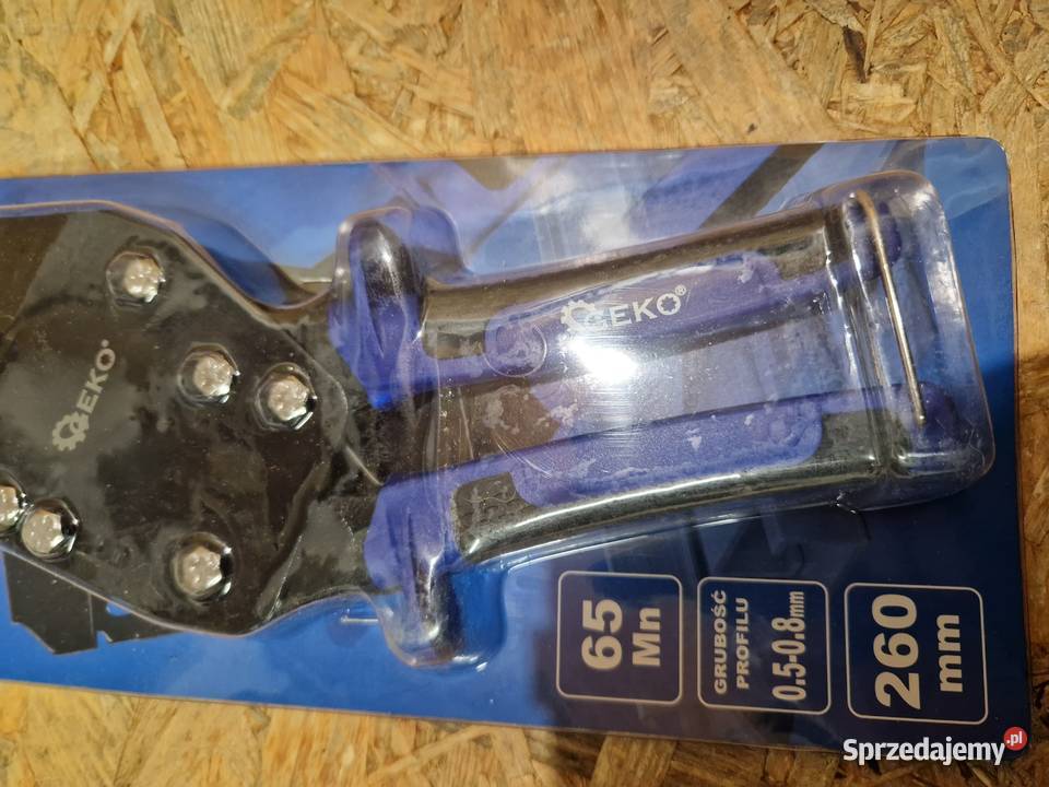 Szczypce do łączenia profili 260mm 65Mn 24 Kod wielkopolskie Głogowa