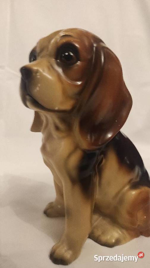 figurka psa rasy Beagle w stylu vintage Brinns Pabianice sprzedam