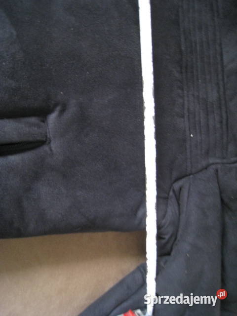 Kożuch męski czarny