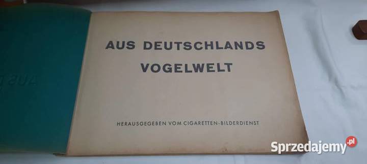 album z kolekcją ptaków z niemieckiego świata Warszawa