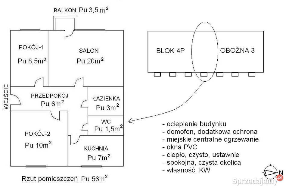 Mieszkanie własnościowe M4