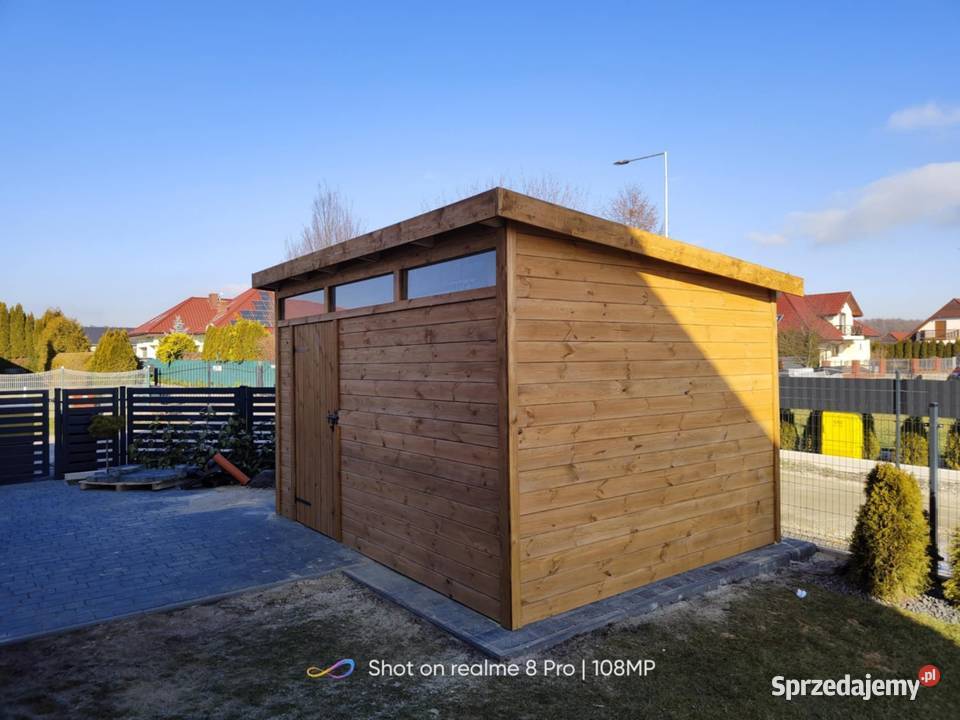 Nowoczesny Domek Narzędziowy Montaż w kraj