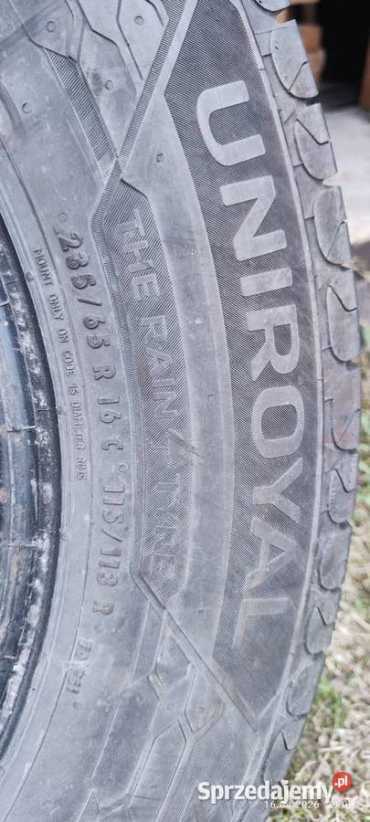 Opony sprinter 23565 R16C 16cale Ciężarowe Samociążek