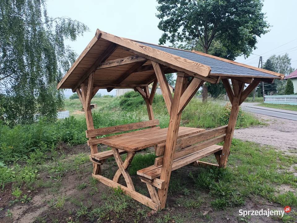 Komplet ogrodowy z zadaszeniem sprzedam