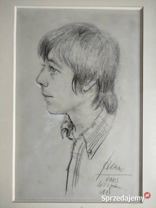 Portret młodego człowieka z Paryża z 1973 r opolskie Opole