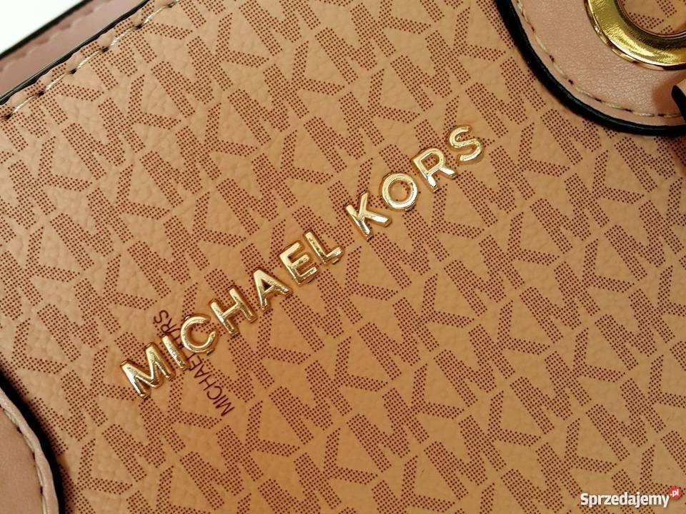 MICHAEL KORS KUFEREK BRELOK CHARMS MONOGRAM biały
