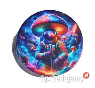 Kolorowy Młynek do Tytoniu Grinder z Astronautą Ostrowy nad Okszą