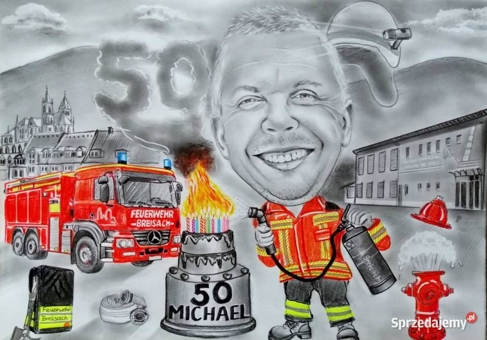 Karykatury portrety Rękodzieło śląskie Górki Wielkie