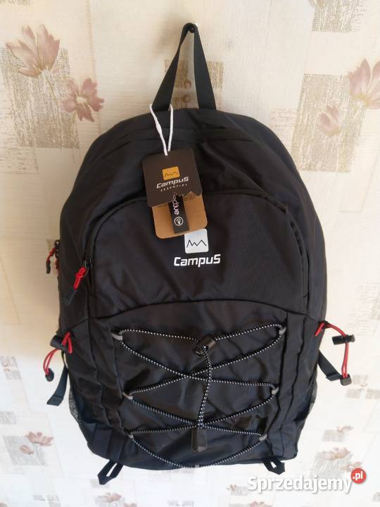 NOWY Plecak turystyczny sportowy 35L czarny z