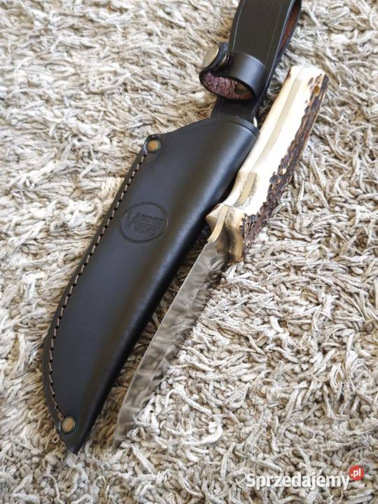 Nóż myśliwski 55 Róg 60HRC Busko-Zdrój sprzedam