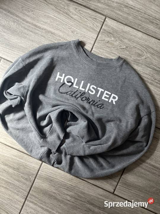 Bluza damska Hollister szary/srebrny dolnośląskie sprzedam