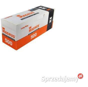 Gilza papierosowa Magnus Long 20 mm 500 sztuk mazowieckie Radom