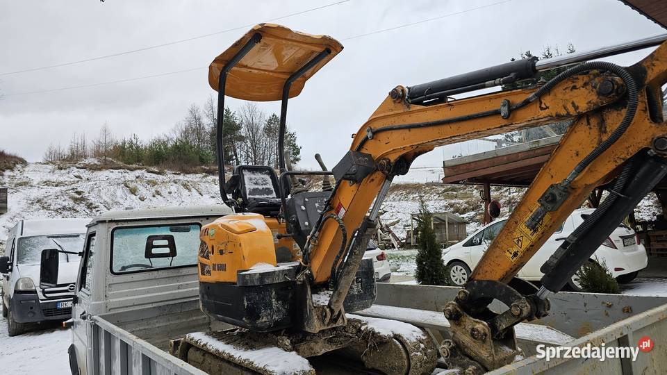 Minikoparka Berger Kraus BK1600 Silnik Kubota Maszyny budowlane Zarszyn